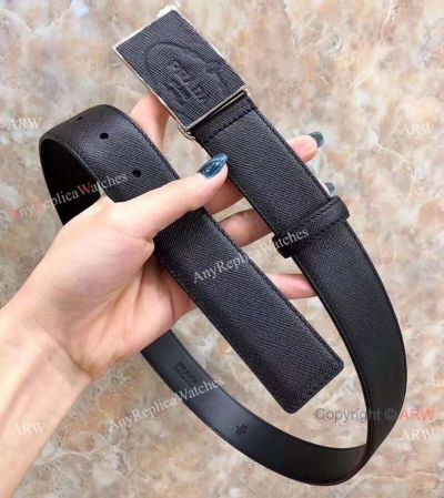 Prada Saffiano Leather Belt - Mens Belt - New Replica